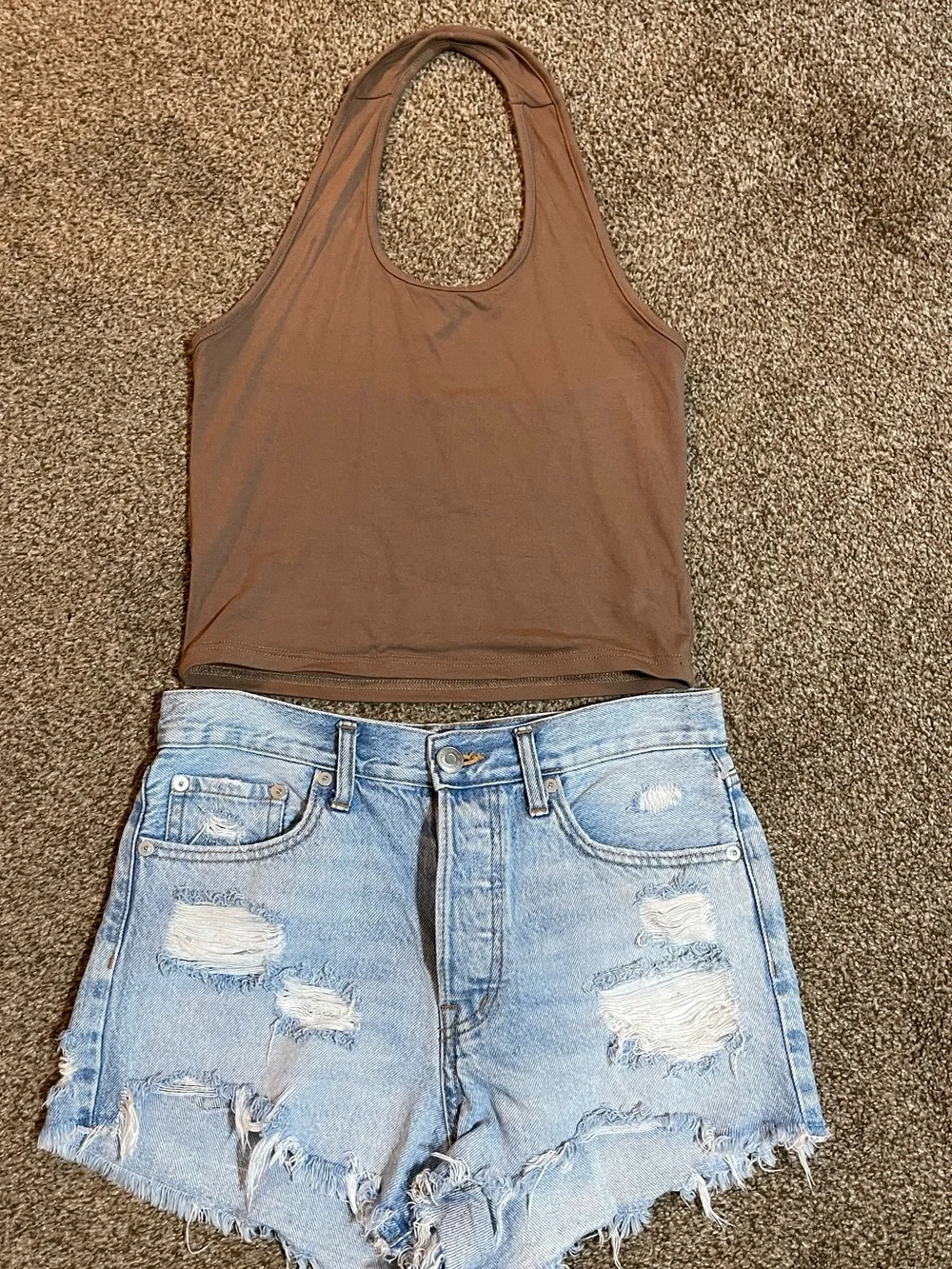Backless Halter Top - Picture 1 of 2